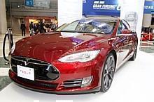 Tesla auf der Tokyo Motor Show. Foto: dpp-Auto-Reporter